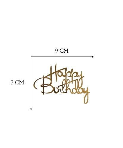 Happy birthday ( Gold)
