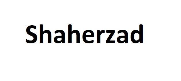Shaherzad