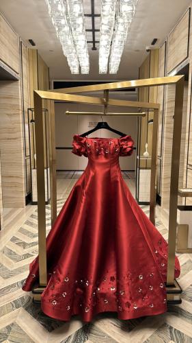 Brighter red dress