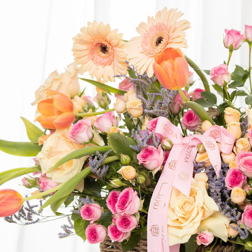 سلة التوليب الراقص