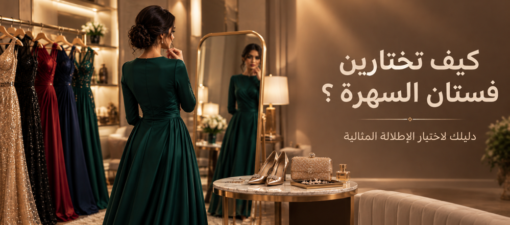 كيف تختارين فستان السهرة