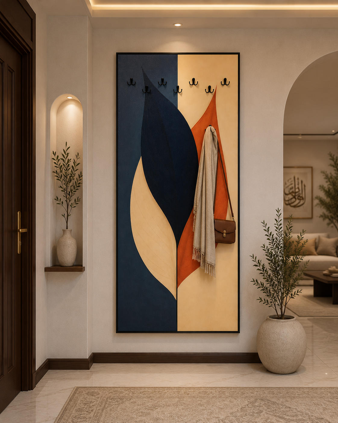 لوحة جدارية مع علاقة تعليق مقاس 80 × 180 سم