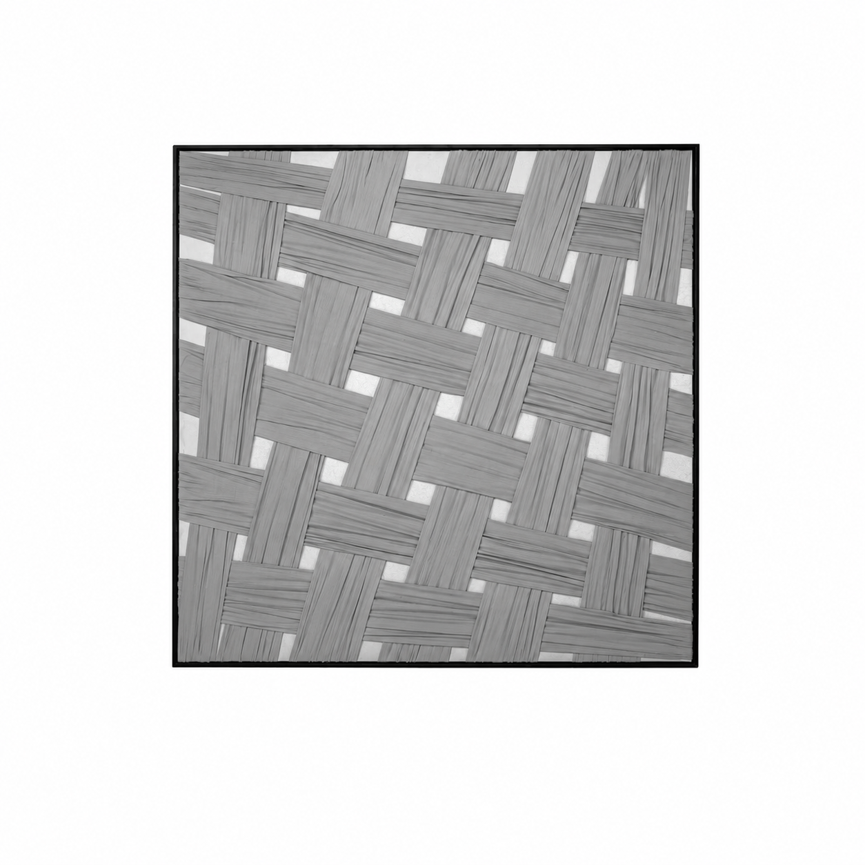لوحة حائط مربعة بإطار أسود مقاس 100 × 100 سم