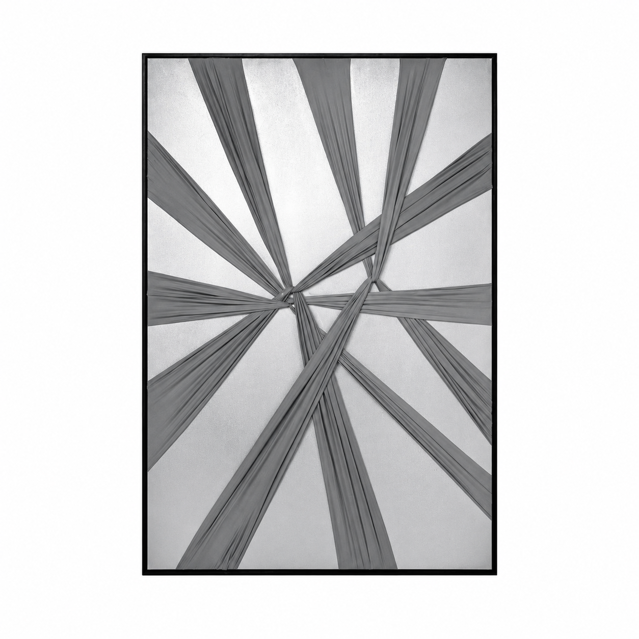لوحة ديكور بإطار أسود مقاس 80 × 120 سم