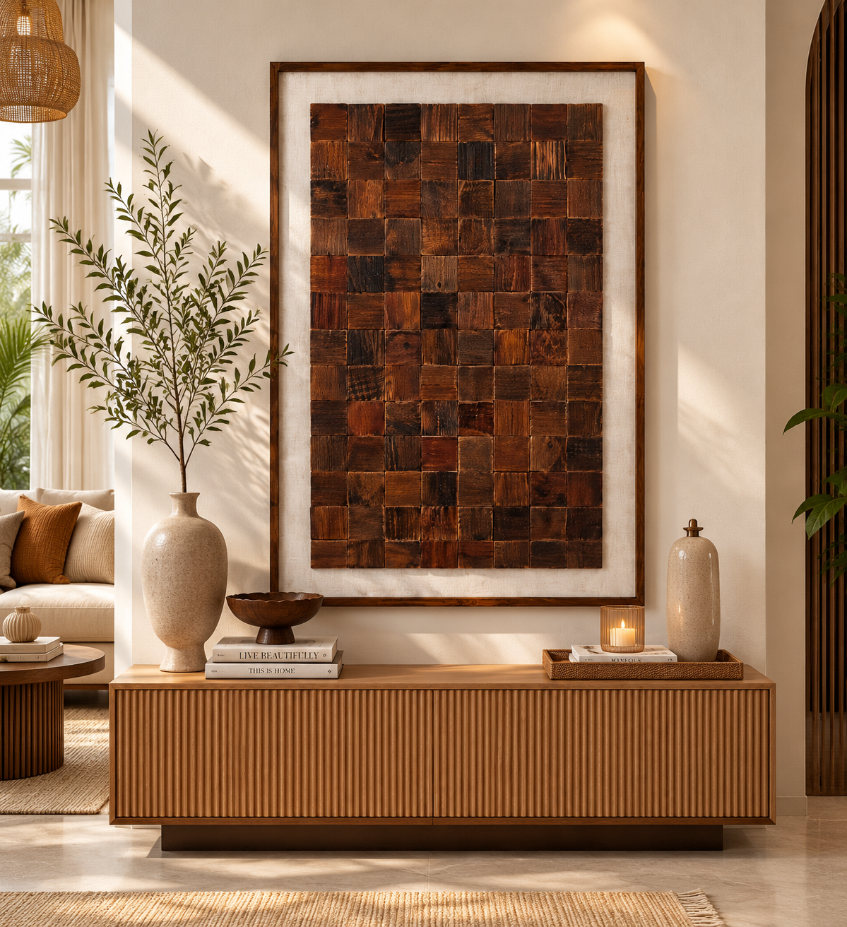لوحة حائط مودرن مقاس 120 × 80 سم