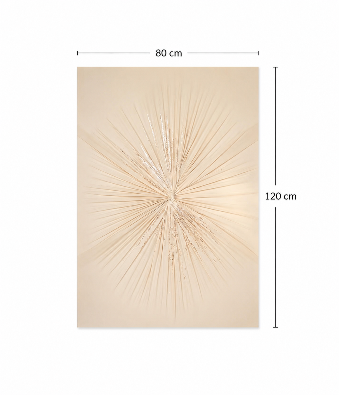 لوحة ديكور عصرية بدون إطار مقاس 80 × 120 سم