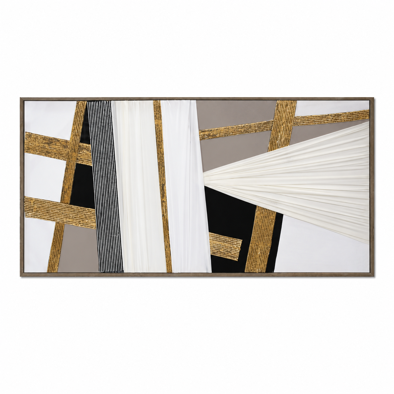لوحة ديكور بإطار خشبي مقاس 70 × 140 سم