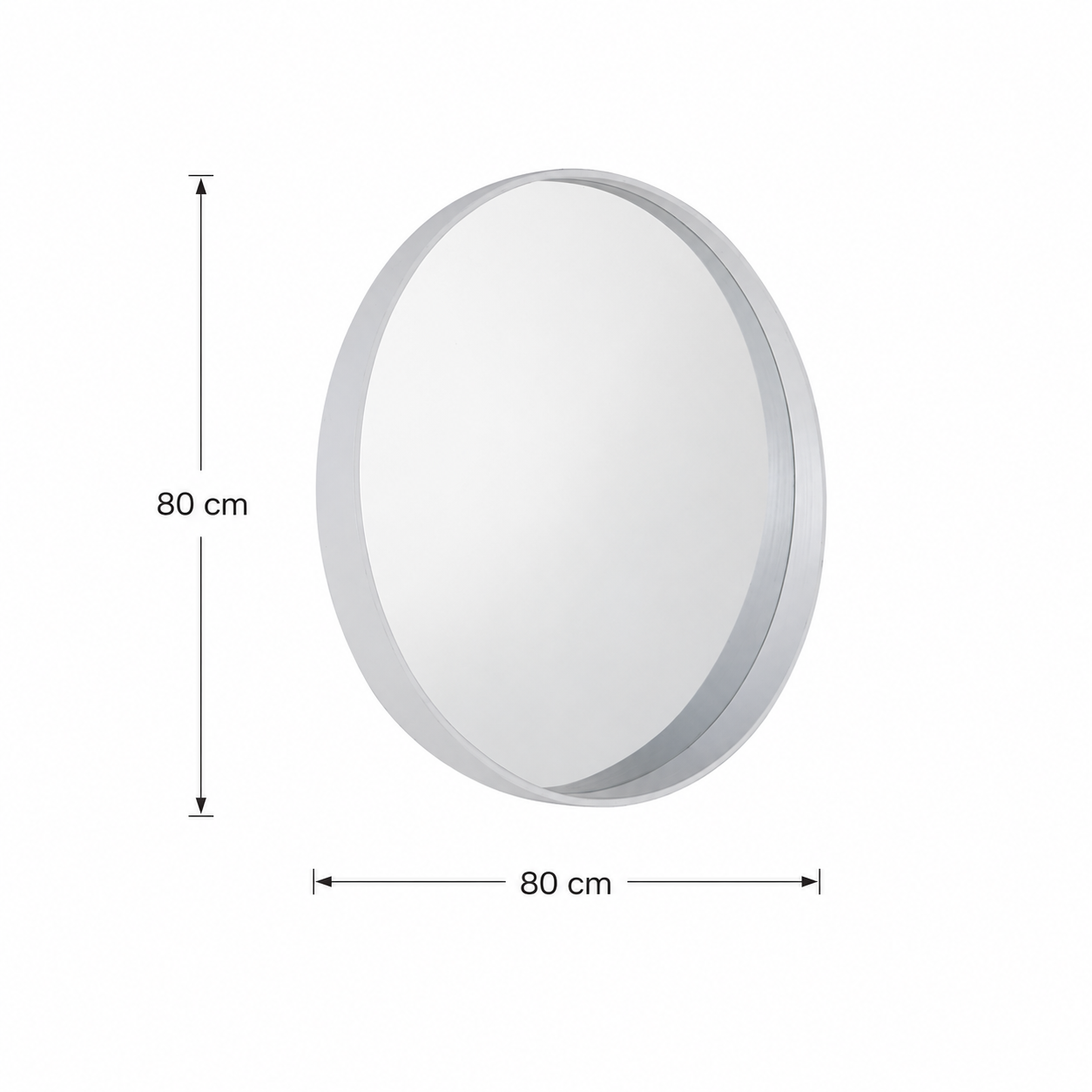مراية حائط تعليق دايري  80 × 80 سم