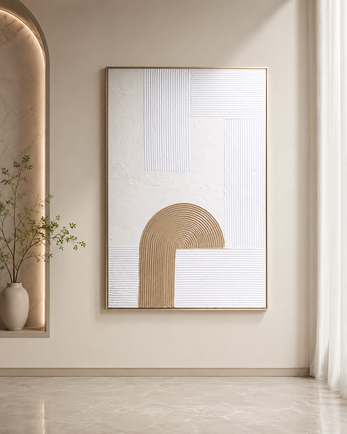 لوحة فنية للحائط مقاس 100 × 150 سم