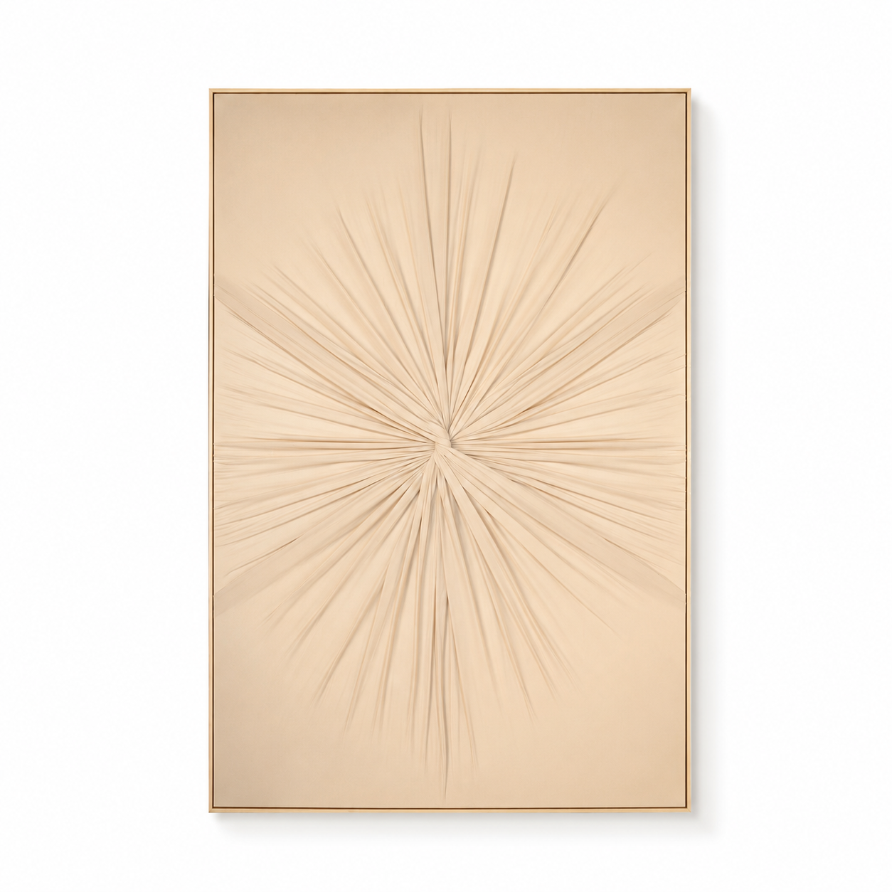 لوحة ديكور بإطار بيج مقاس 100 × 150 سم