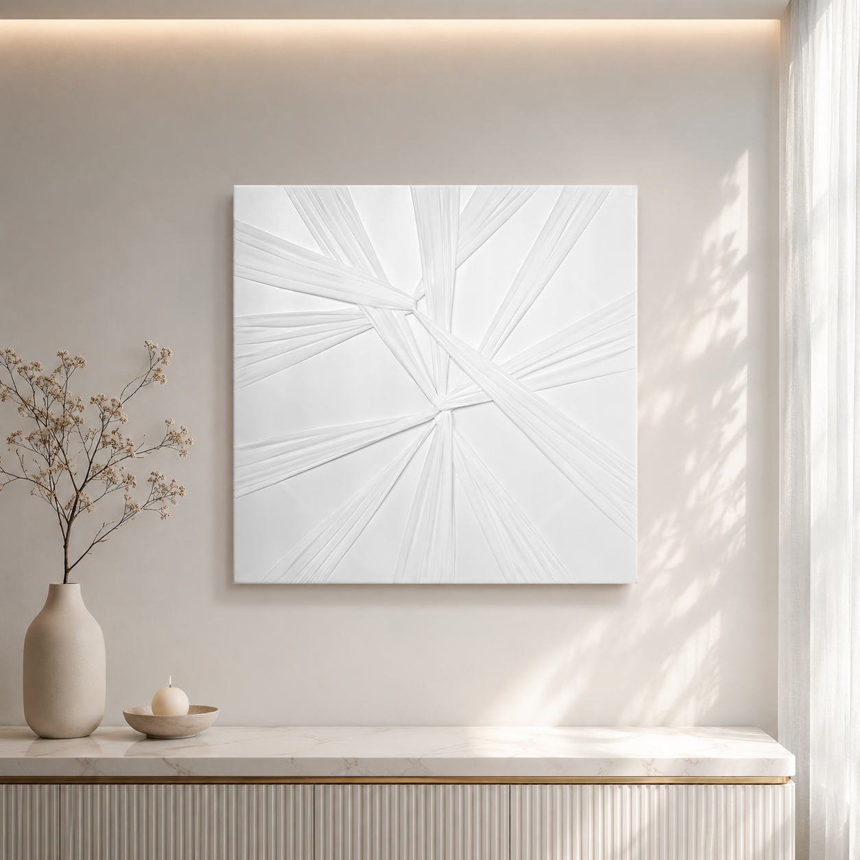 لوحة ديكور بدون إطار مقاس 80 × 80 سم