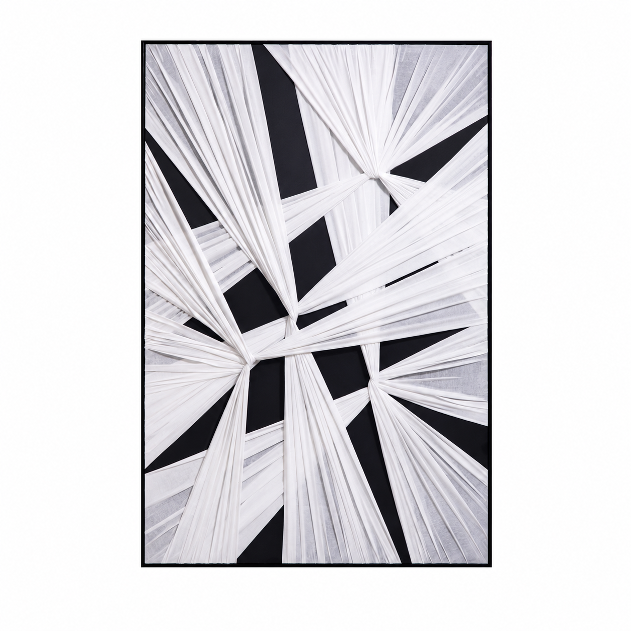 لوحة ديكور عصرية بإطار أسود مقاس 100 × 150 سم