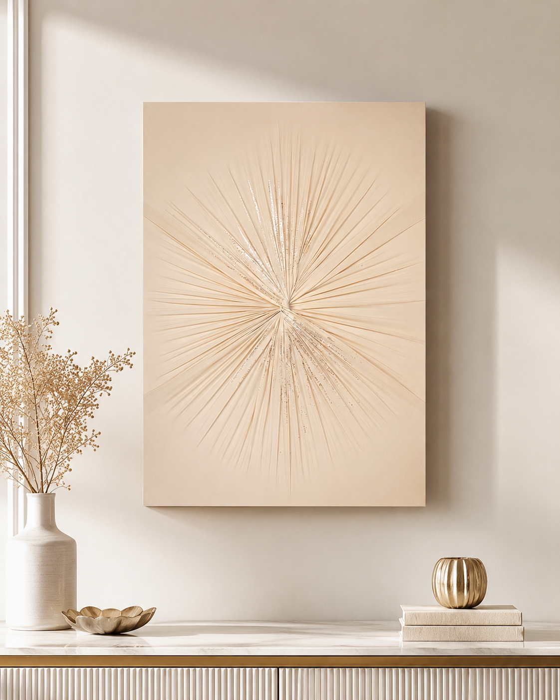 لوحة ديكور عصرية بدون إطار مقاس 80 × 120 سم