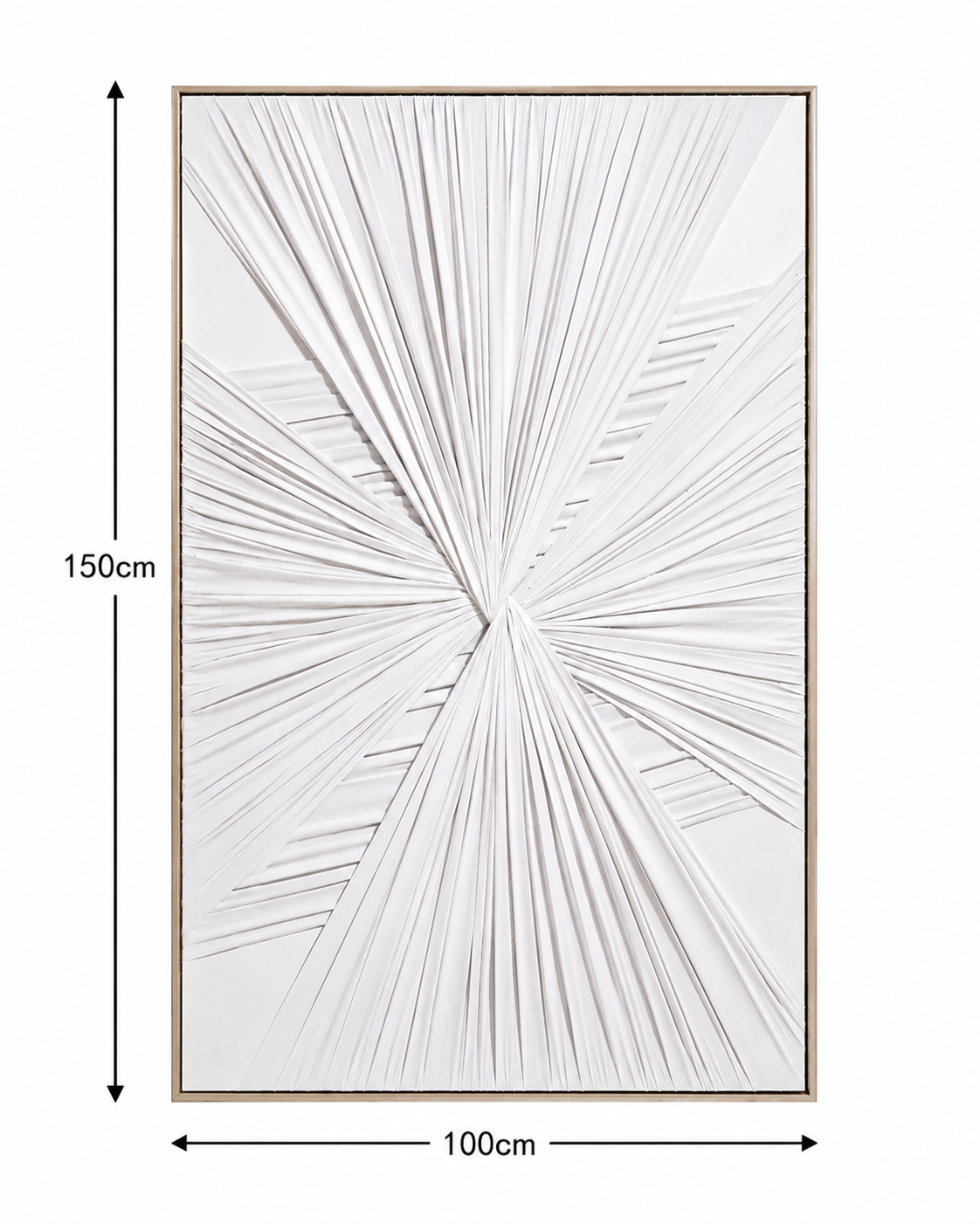 لوحة ديكور بإطار ذهبي مقاس 100 × 150 سم