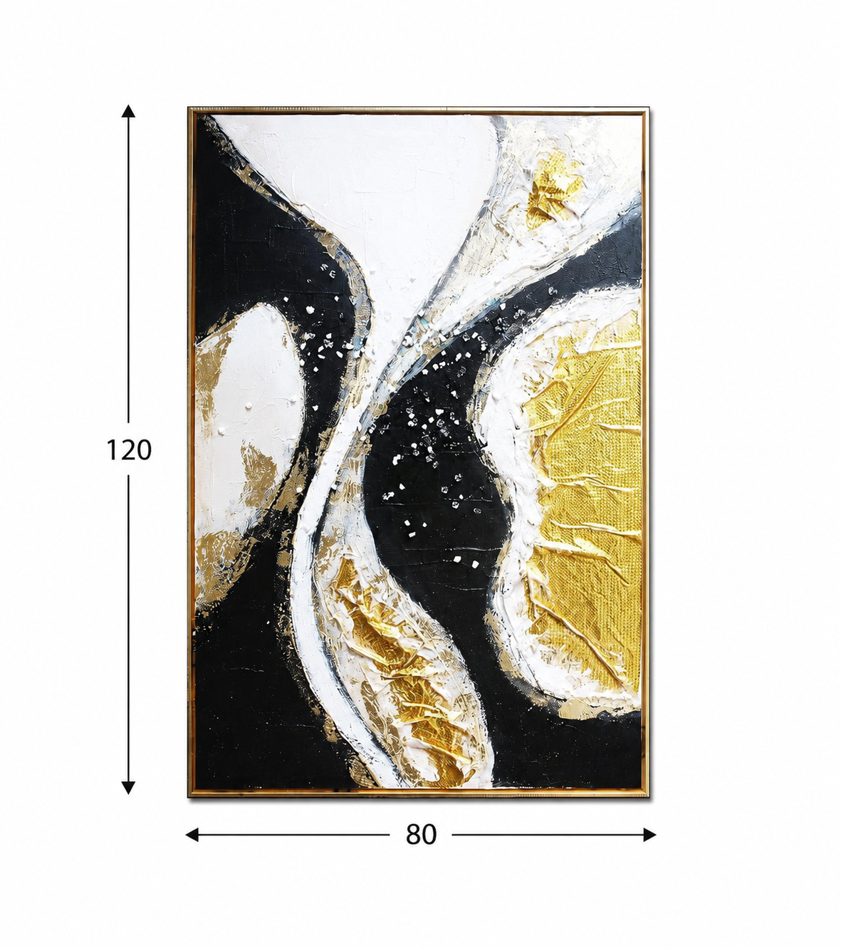 لوحة حائط فنية مقاس 80 × 120 سم