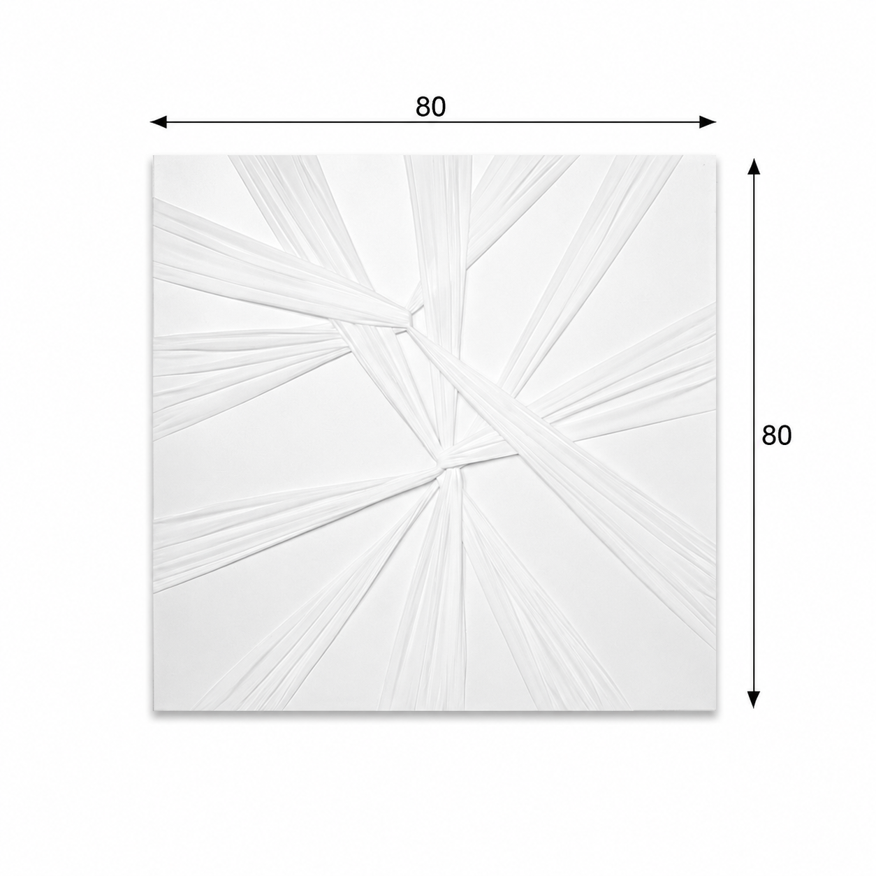لوحة ديكور بدون إطار مقاس 80 × 80 سم