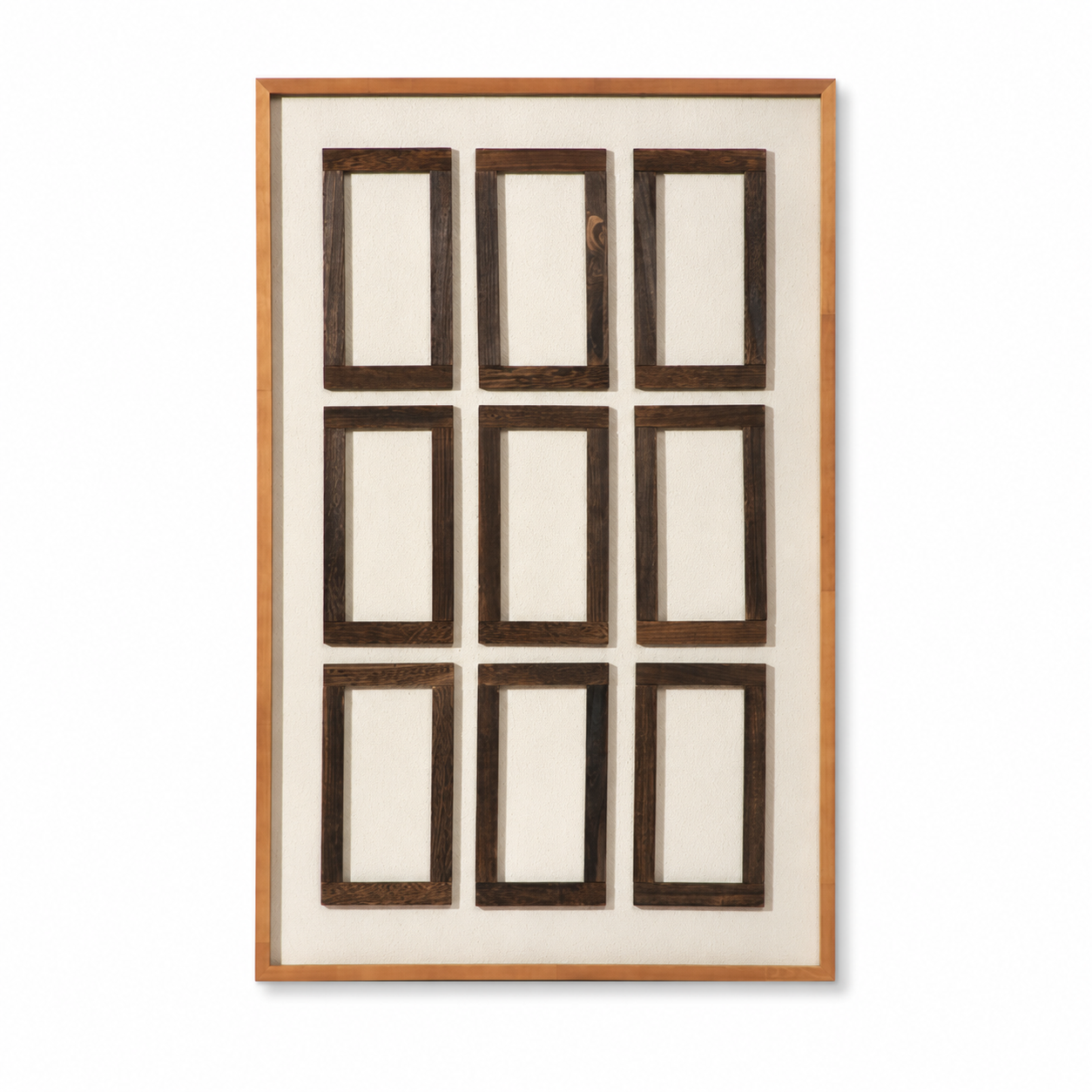 لوحة حائط بإطار بيج مقاس 120 × 80 سم