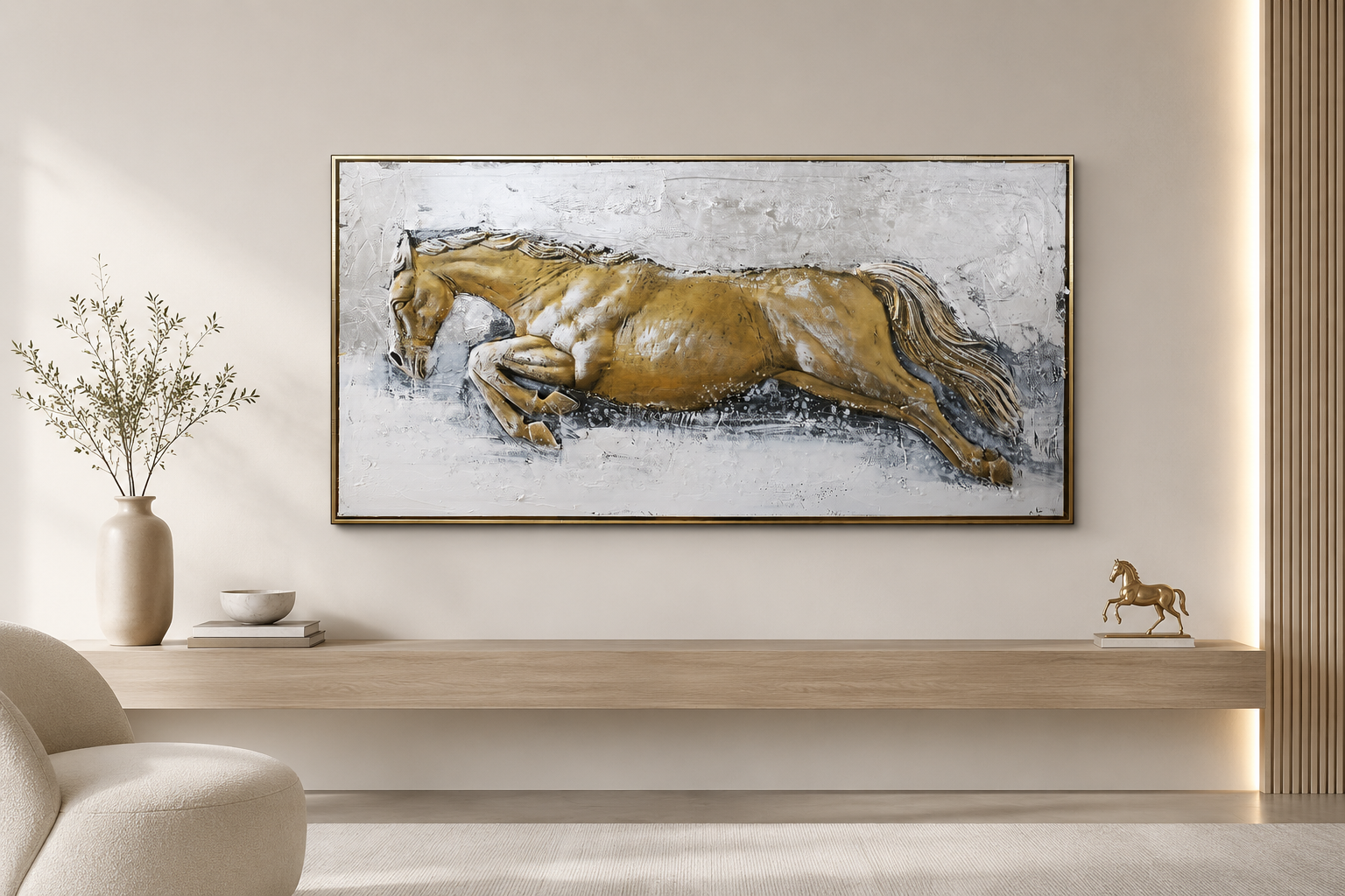 لوحة ديكور طولية مقاس 70 × 140 سم