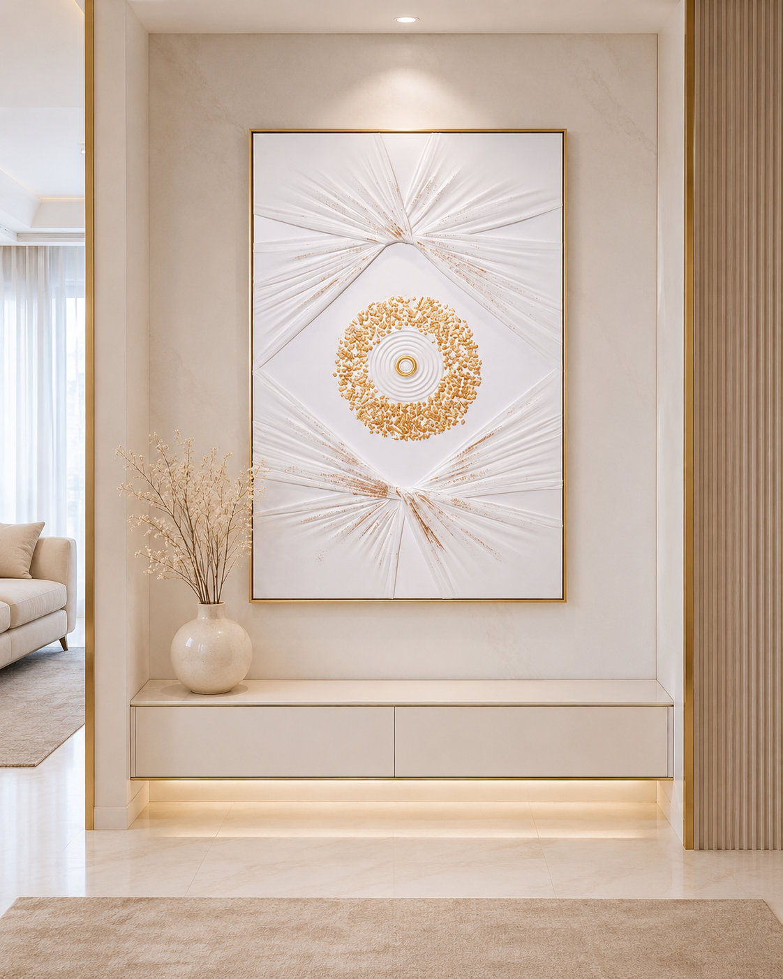 لوحة فنية للحائط مقاس 120 × 80 سم