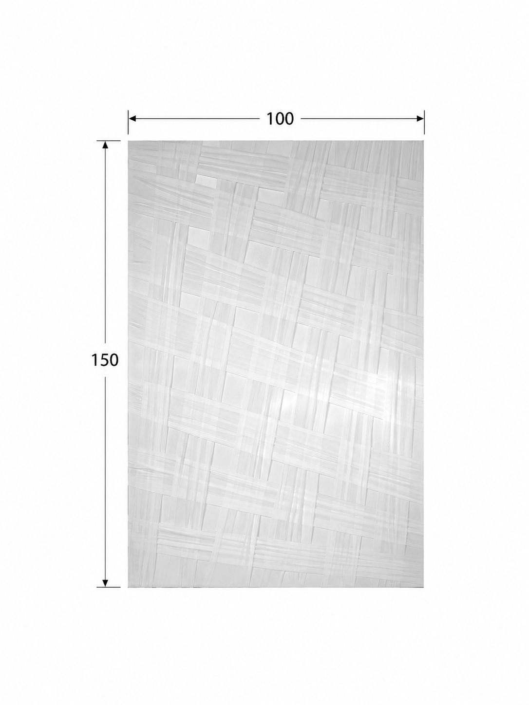 لوحة فنية طولية بدون إطار مقاس 150 × 100 سم