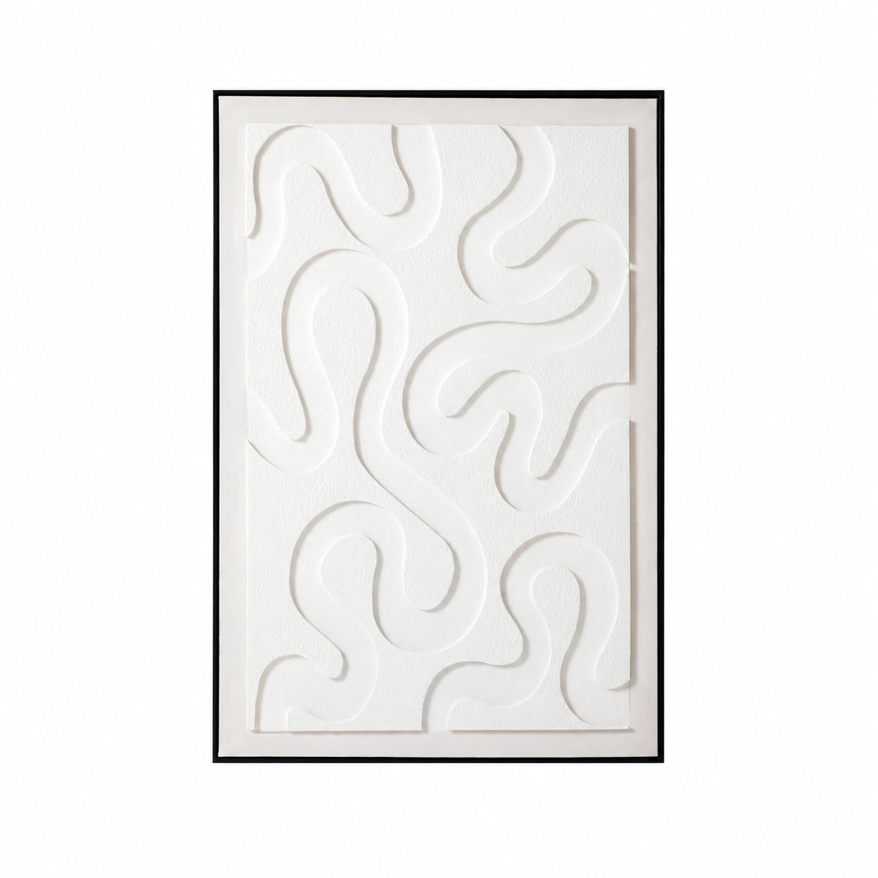 لوحة ديكور بإطار أسود مقاس 100 × 150 سم