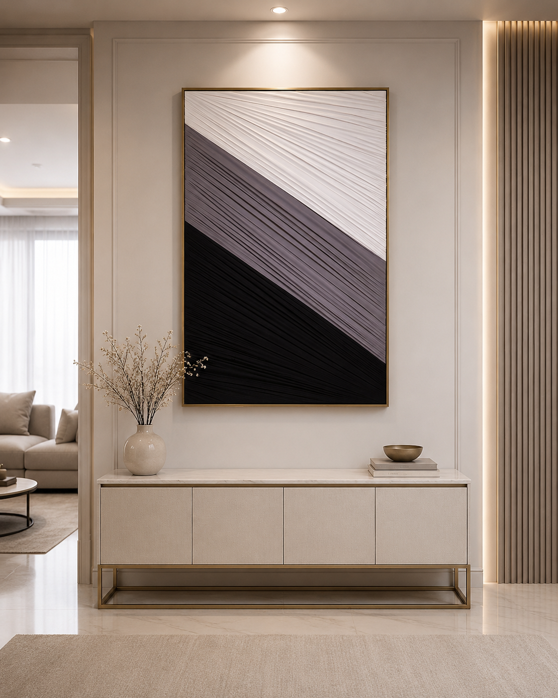 لوحة ديكور أنيقة مقاس 120 × 80 سم