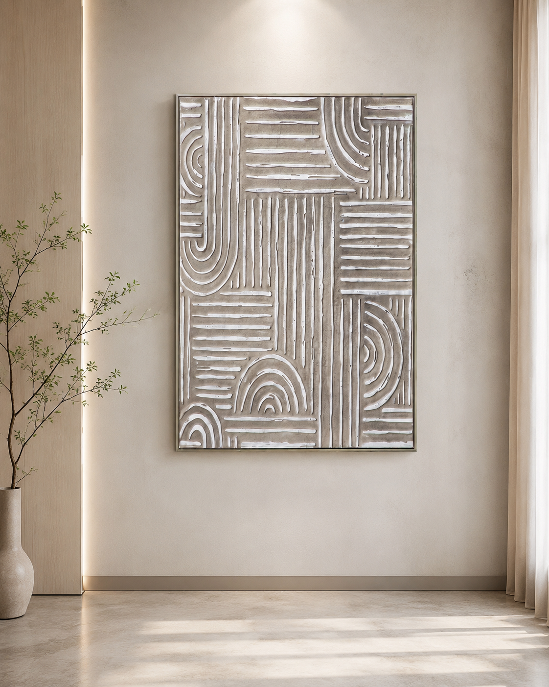 لوحة حائط مودرن مقاس 120 × 80 سم