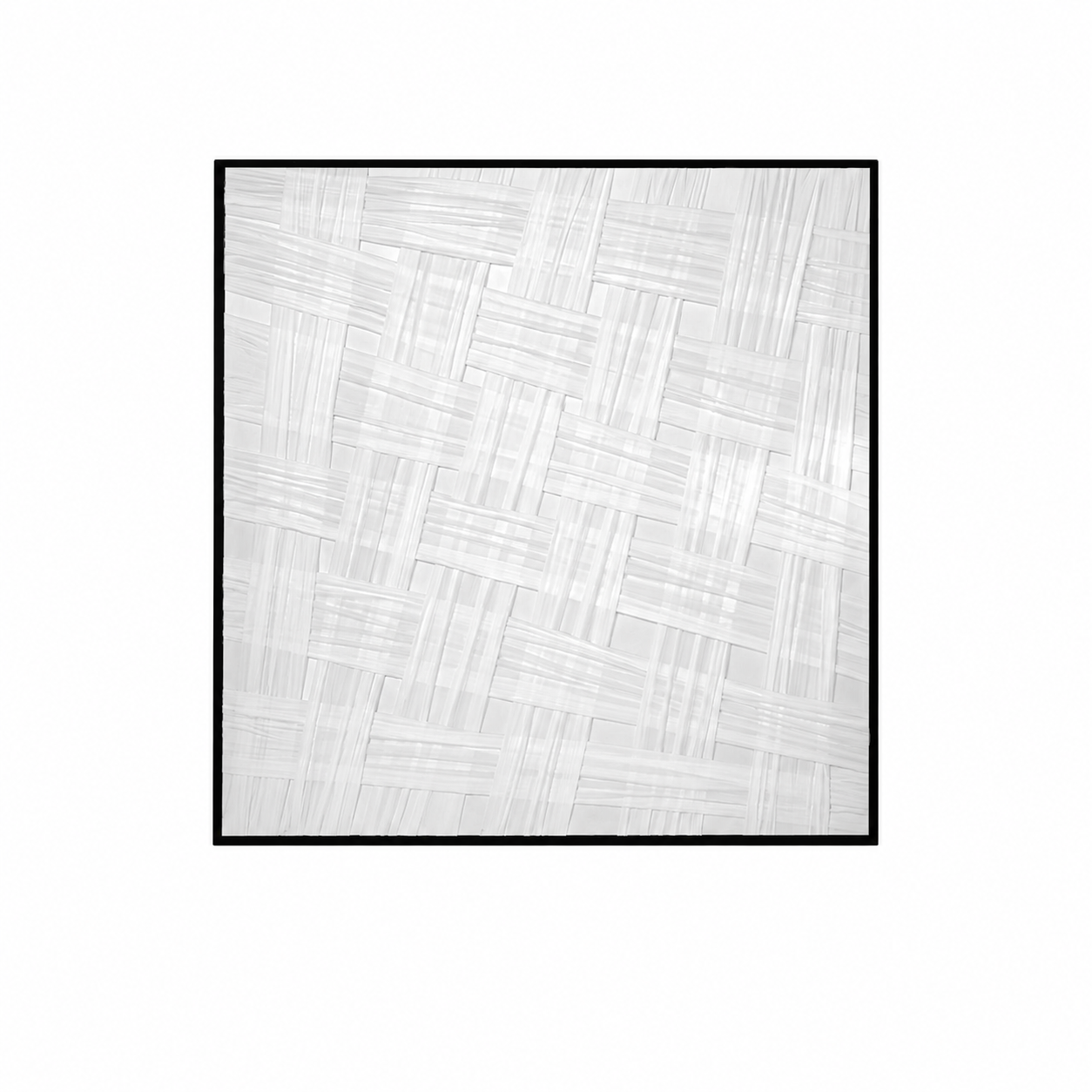 لوحة حائط مربعة بإطار أسود مقاس 100 × 100 سم