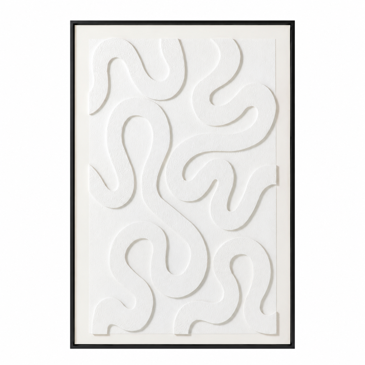 لوحة ديكور بإطار أسود مقاس 100 × 150 سم