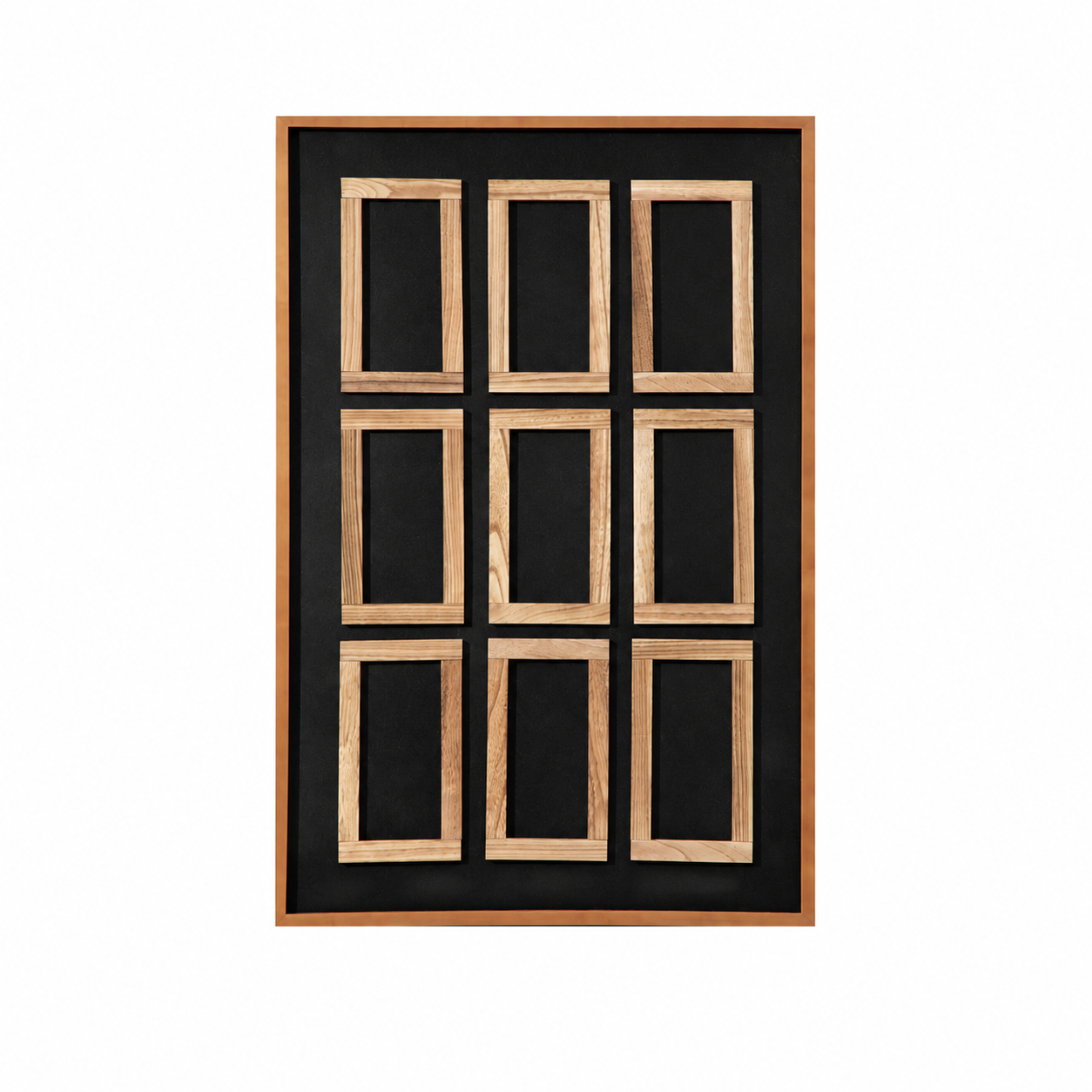 لوحة حائط مودرن بإطار أسود مقاس 120 × 80 سم