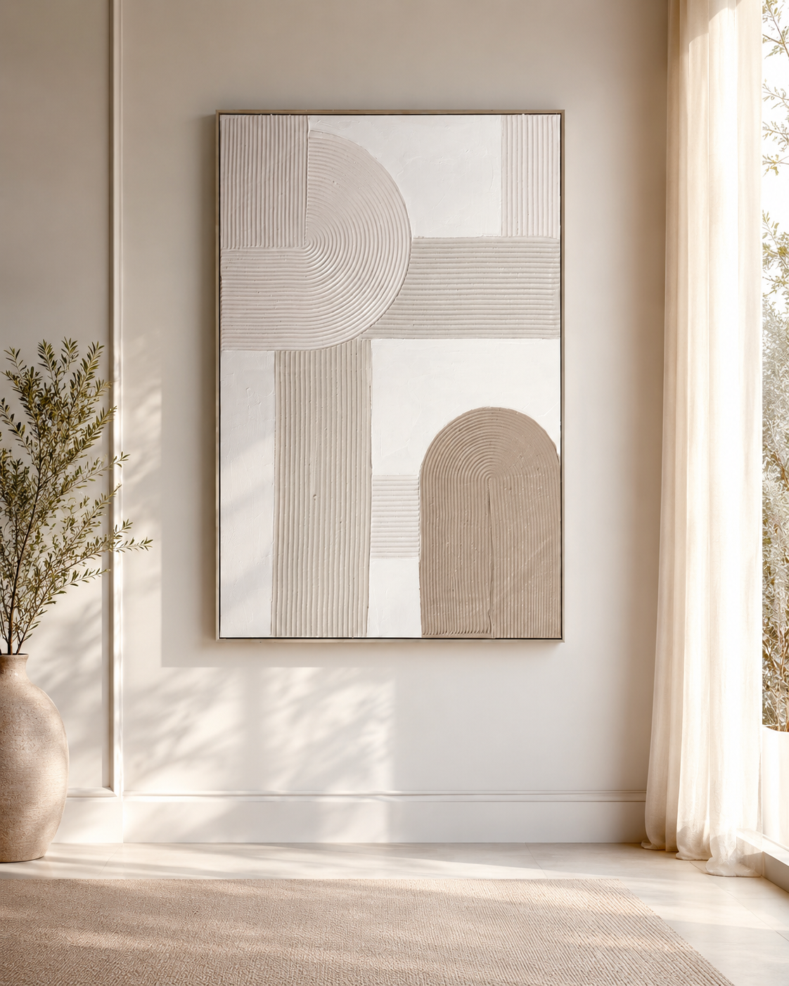 لوحة ديكور أنيقة مقاس 120 × 80 سم