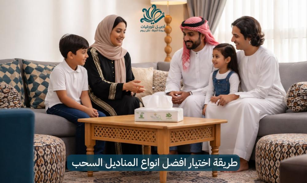 أنواع مناديل السحب - دليل شامل للاستخدامات - اصيل للورقيات