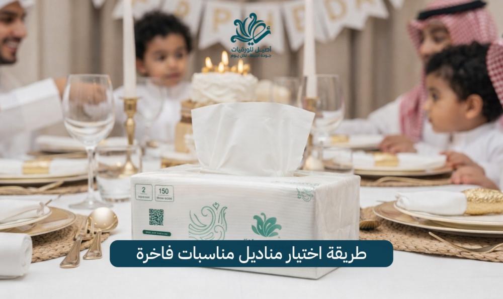 مناديل مناسبات فاخرة - لمسة راقية لضيافة مميزة