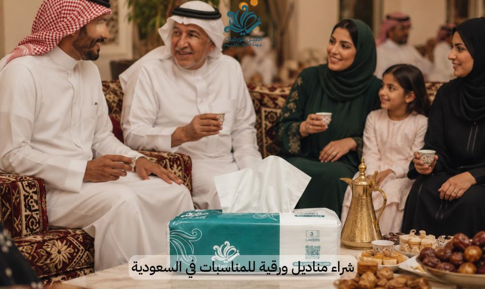 شراء مناديل ورقية للمناسبات في السعودية