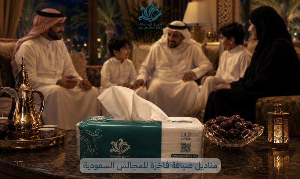 مناديل ضيافة فاخرة للمجالس السعودية
