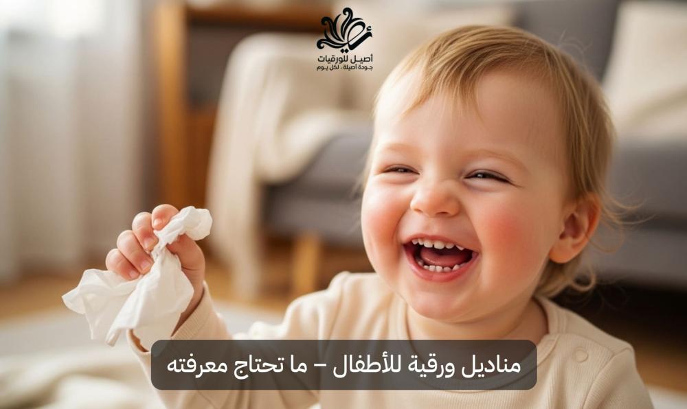 مناديل ورقية للأطفال ما تحتاج معرفته