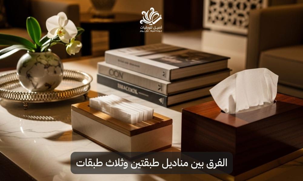 تعرف على الفرق بين مناديل طبقتين وثلاث طبقات وكيفية اختيار الافضل