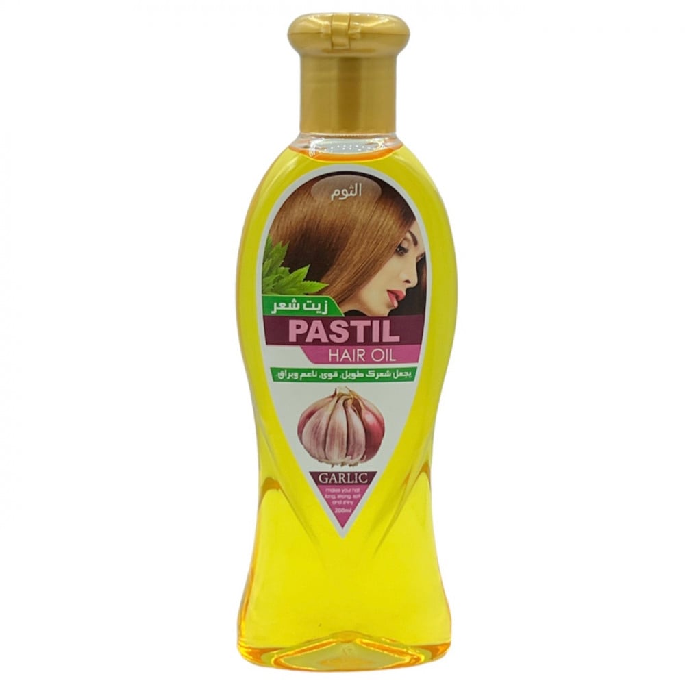 Garlic hair oil 200 ml PASTIL PSHO-02 - شركة أبناء عبدالله حمد العامر