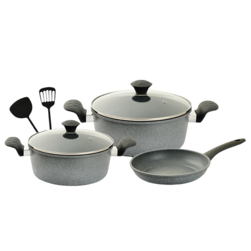 طقم قدور جرانيت 7 قطع Cook home 29801