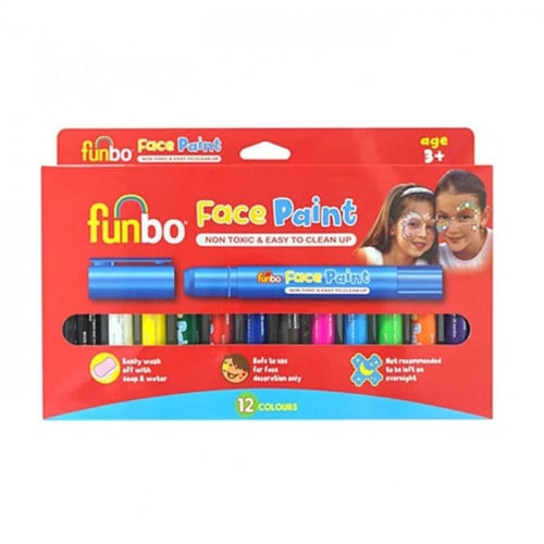طقم 12 ألوان الوجه 6 غرام FO-FPS-12