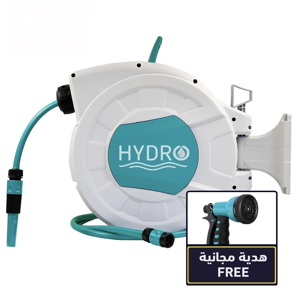 بكرة خرطوم مياه للحدائق 25 متر 1/2 انش HYDRO