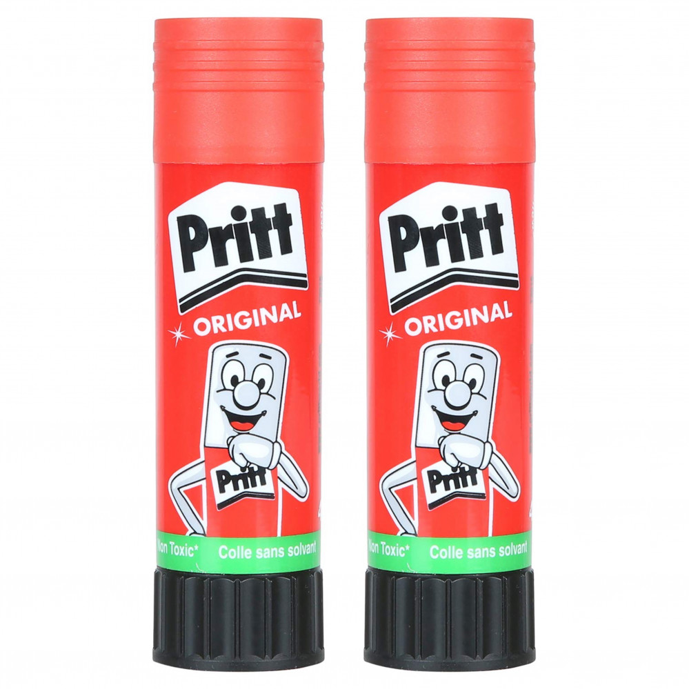 Pritt Glue 2pcs 45g - شركة أبناء عبدالله حمد العامر