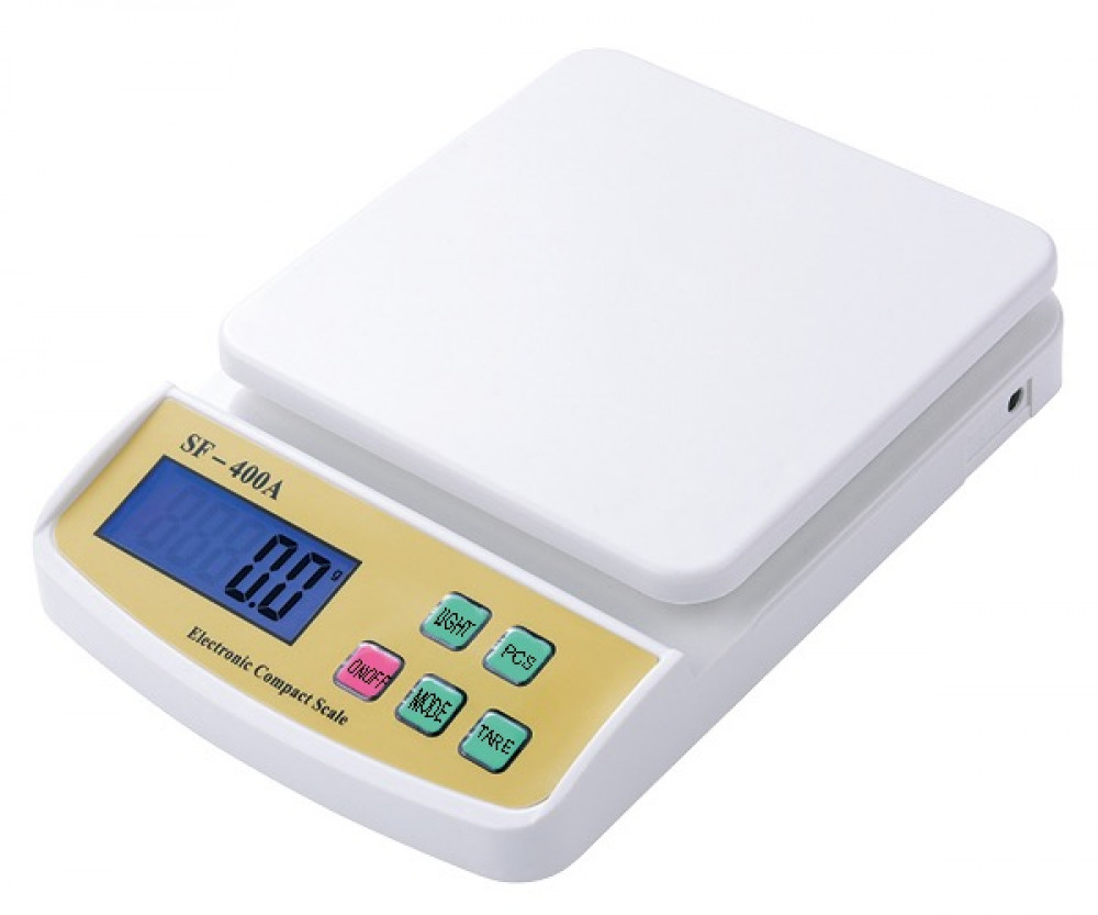ميزان طعام الكتروني 10 كجم 22*15 سم ELECTRONIC SF-400A