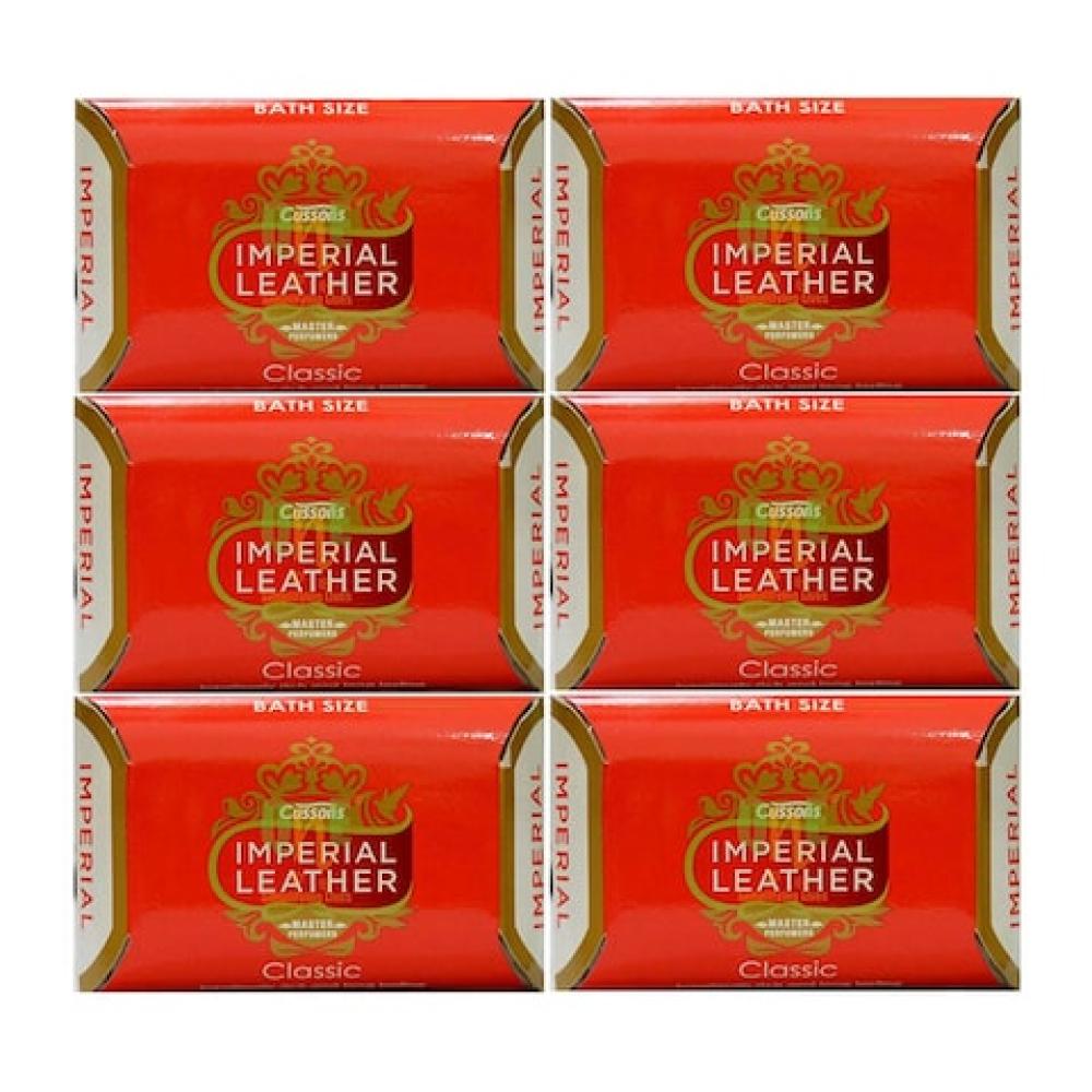 صابون امبريال ليذر كلاسيكي 6 حبات 125 جرام IMPERIAL LEATHER