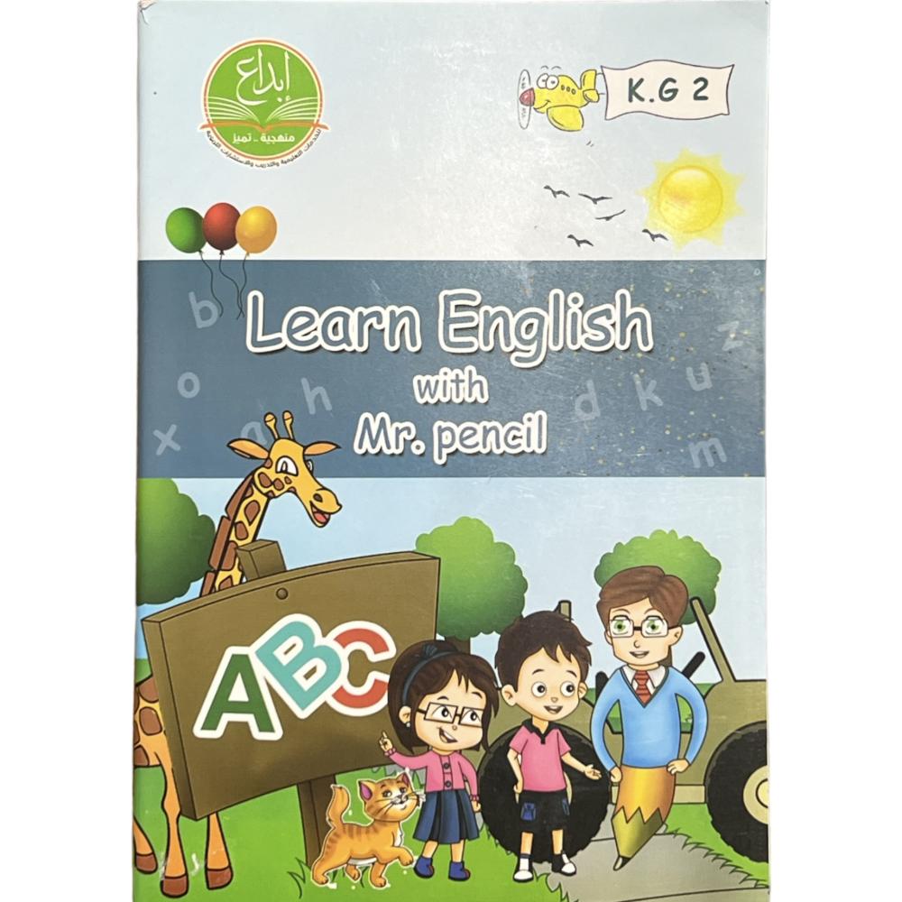 Learn English with Mr.pencil K.G 2 Color pages