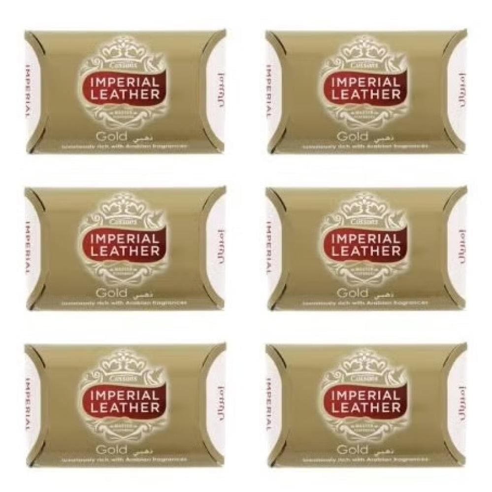 صابون امبريال ليذر جولد 6 حبات 125 جرام IMPERIAL LEATHER