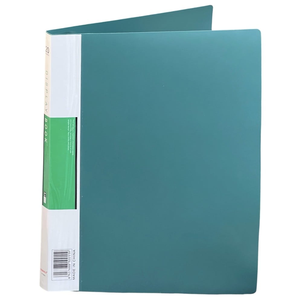 ملف جيوب اخضر 20 ورقة (A4) POWER LINE GS-41-2
