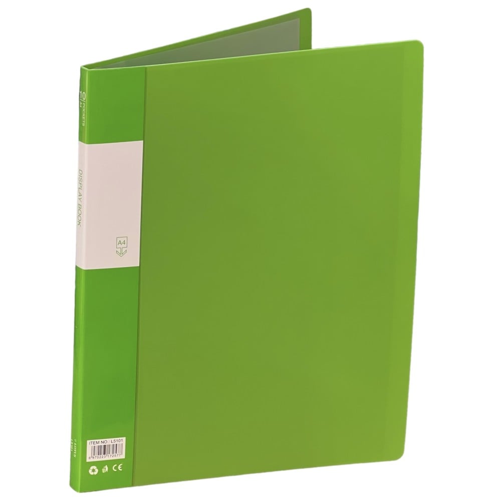 ملف جيوب اخضر 10 اوراق (A4) LOTUS L5101