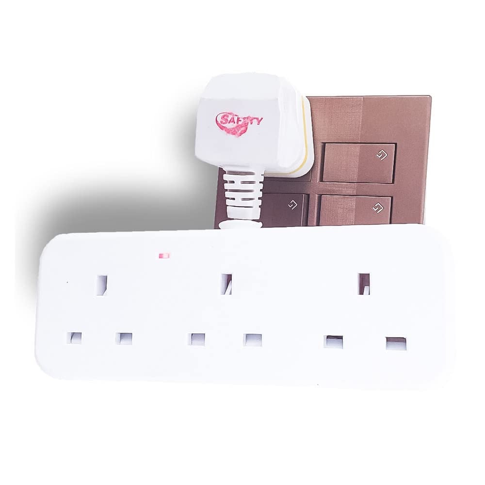توصيلة كهربائية 3 مقابس 2500 واط SAFETY SF-8803