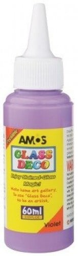 الوان زجاج  60مل اموس  كوري بنفسجي